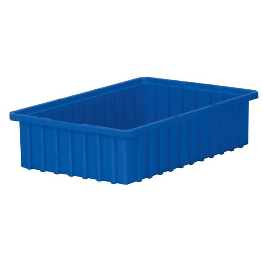 Akro-Grid Blue Divider Container 0.29 ft³ Capacity - Image 1