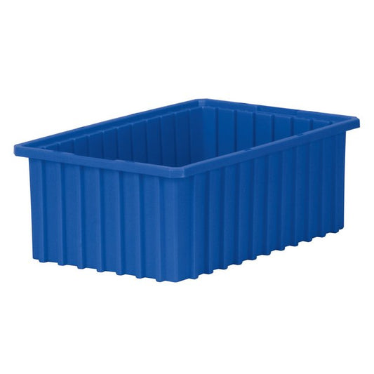 Akro-Grid Blue Divider Container - 0.44 ft³ Capacity - Image 1