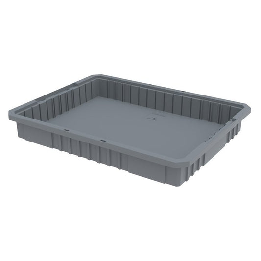 Akro-Grid Gray Container - 0.47 ft&#179; Capacity Divider Box - Image 1