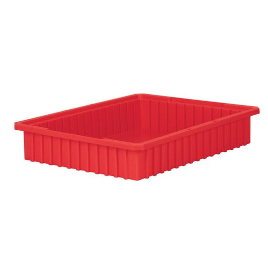 Akro-Grid Red Divider Container - 0.61 ft³ Capacity - Image 1