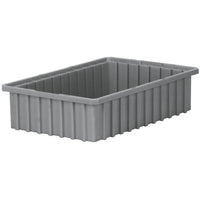 Akro-Grid Gray Divider Container - 0.29 ft&#179; Capacity