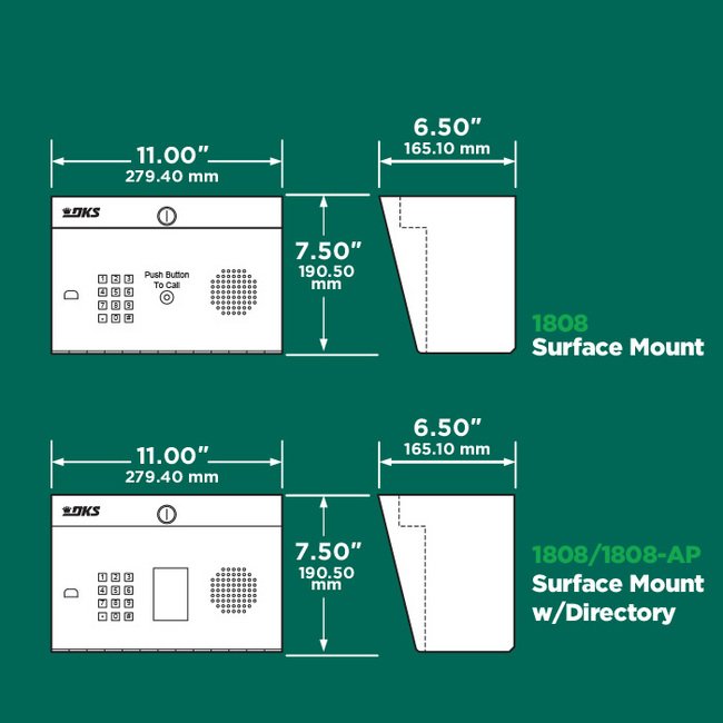 DKS Series Access Plus Telephone Entry System with Voice Communication - Image 2