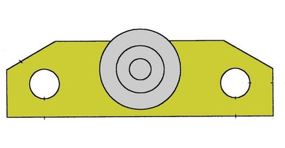 Heavy-Duty Sliding Door Track Hanger - Image 1