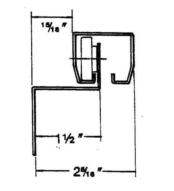Galvanized Steel Light Duty Hanger - 1-1/2" Offset - Image 3