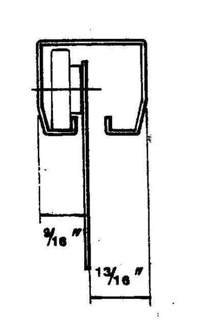 Galvanized Steel Light Duty Passing Hanger - No Offset - Image 2