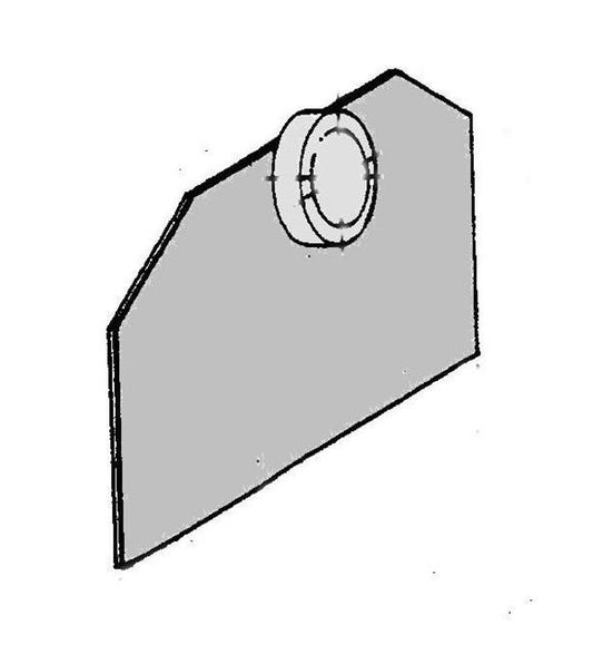 Galvanized Steel Light Duty Passing Hanger - No Offset - Image 1