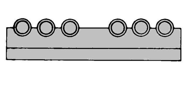 Heavy-Duty Sliding Door Hanger for Passing Double Doors, 33-39 Inches - Image 1