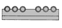 Heavy-Duty Sliding Door Hanger for Passing Double Doors, 33-39 Inches