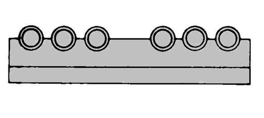 Heavy-Duty Sliding Door Hanger for Passing Double Doors, 33-39 Inches - Image 1
