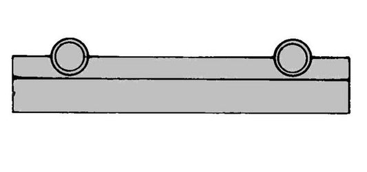 Heavy-Duty Sliding Door Hanger for 36-42 Inch Doors with Double Bearings - Image 1