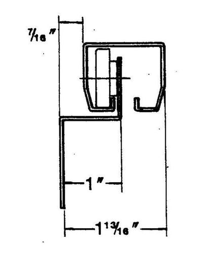 Galvanized Steel 1" Offset Light Duty Passing Hanger Pair - Image 3