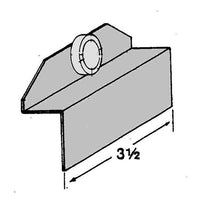 Galvanized Steel 1" Offset Light Duty Passing Hanger Pair