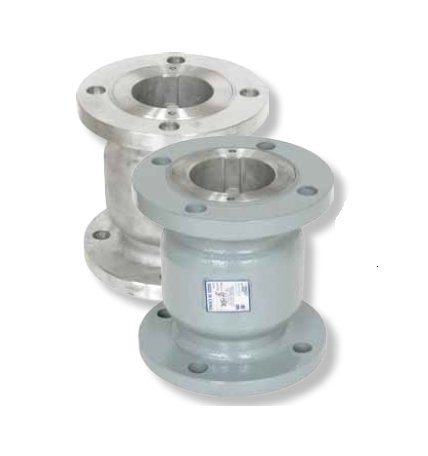 Sure Flow CF150SSC 6 Inch Cast Stainless Steel Silent Globe Check Valve - Image 1
