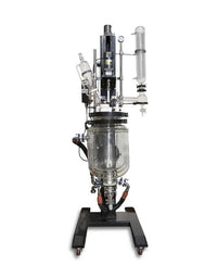 10 Liter (L) Capacity Double Jacketed Reactor with Electric Lifting Motor