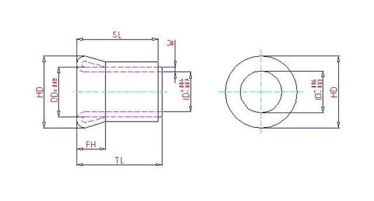 Industrial Grade Double Wall Bushing - DWB-19 - Image 2