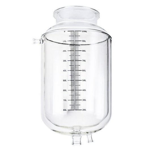 100 Liter (L) Capacity Double Jacketed Triple Layer Reactor Body - Image 1