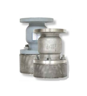 Sure Flow FV125 3 Inch Cast Iron Silent Seat Foot Valve - Image 1