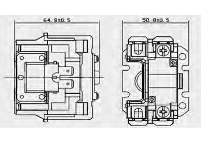Shamrock Controls 50A 1-Pole Definite Purpose Contactor - Image 2