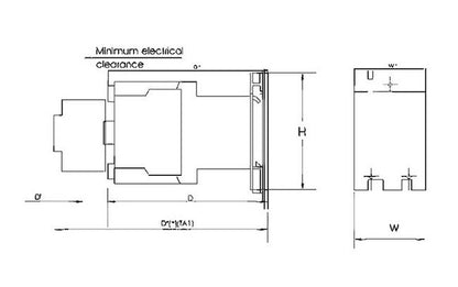 50A T-Range 3 Pole Contactor with DC Operating Coil - Image 2