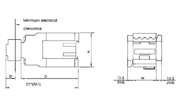 T-Range 3 Pole Contactor with DC Operating Coil - Image 2