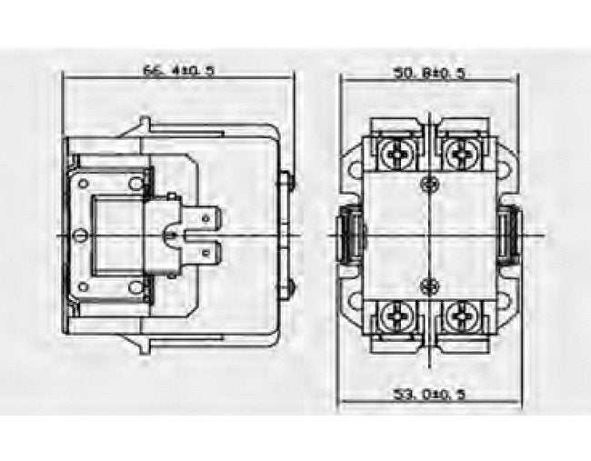 Shamrock Controls 40A 2 Pole Definite Purpose Contactor - Image 2
