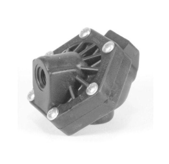 Rexroth Plastic Quick Exhaust Valves 3/8 Inch Right Angle - Image 1