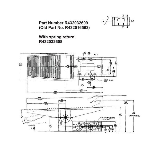 Emerson Aventics CD07 4-Way Manual Operators - Image 2