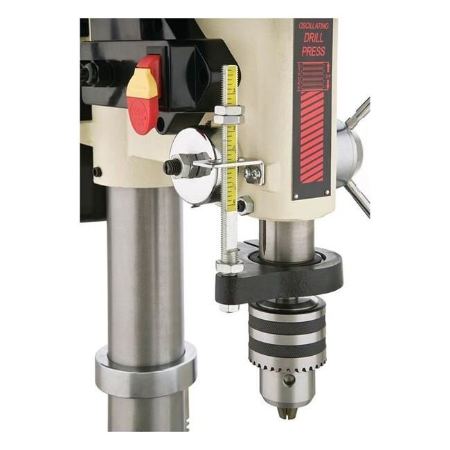 Shop Fox W1668 12-Speed Bench-Top Drill Press with Oscillating Spindle Sander - Image 2