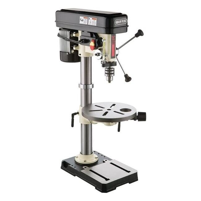 Shop Fox W1668 12-Speed Bench-Top Drill Press with Oscillating Spindle Sander - Image 5