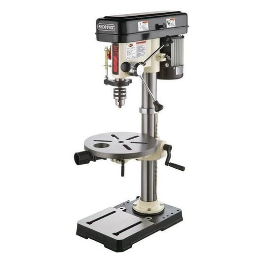 Shop Fox W1668 12-Speed Bench-Top Drill Press with Oscillating Spindle Sander - Image 1