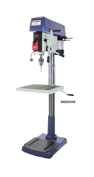 Palmgren Heavy-Duty 16-Speed Drill Press with Step Pulley - Image 1