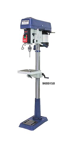 Palmgren Heavy-Duty 16 Spindle Speed Drill Press with Step Pulley - Image 1