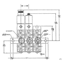 Rexroth CD07 Pressure Port Manifold Bar