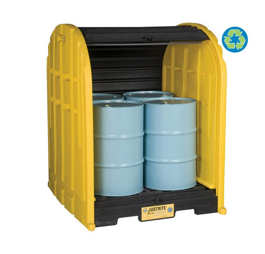 Ecopolyblend DrumShed™ - Outdoor Drum Storage Solution - Image 1