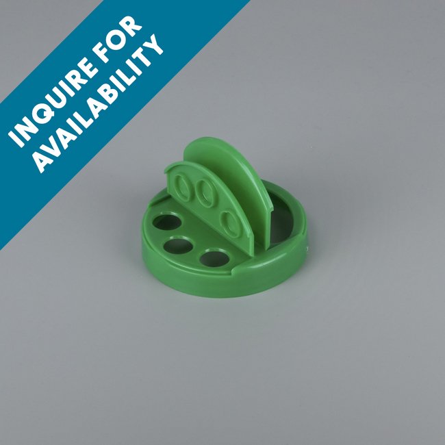 63mm Dual Flapper Closure Cap with Full Pour Dispensing Orifices - Image 1