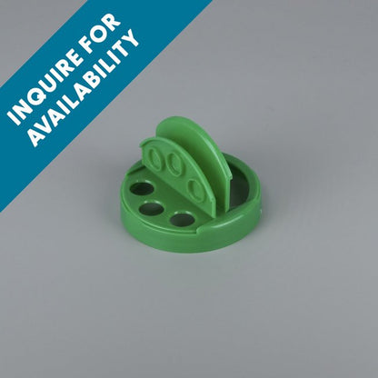 63mm Dual Flapper Closure Cap with Full Pour Dispensing Orifices - Image 1