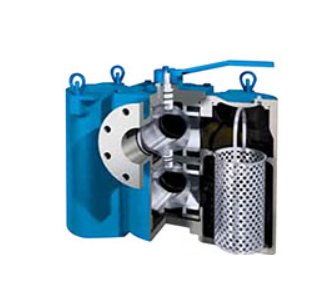 Sure Flow 2.5" Carbon Steel Duplex Strainer with Flanged Connection - Image 1
