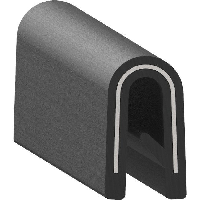 Uni-Grip PVC Edge Trim, 0.315" W x 0.550" H - Image 1