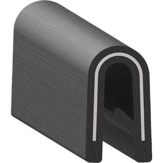 Uni-Grip PVC Edge Trim, 0.315" W x 0.550" H - Image 1