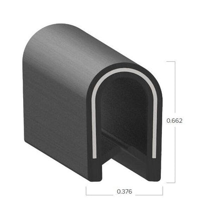 Uni-Grip 0.376 Inch PVC Edge Trim - Image 2