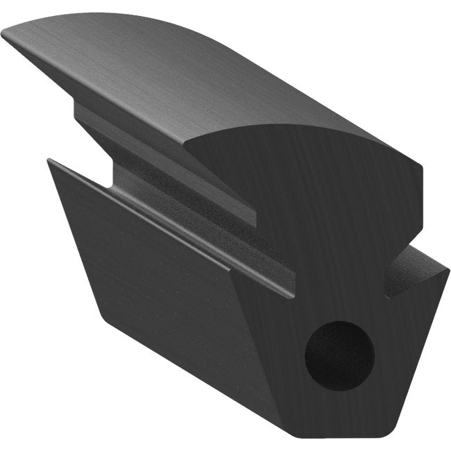 Uni-Grip 0.475" x 0.602" Edge Trim - TPE Material, Black - Image 1