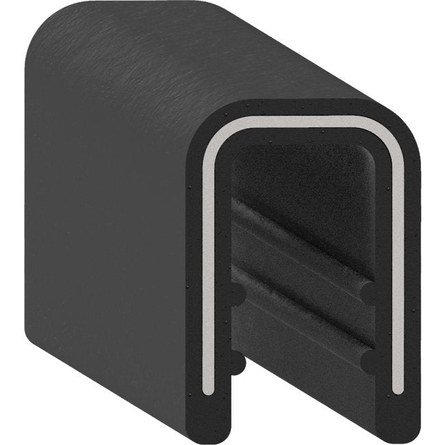 Uni-Grip Silicone Edge Trim - 0.512" Width, 0.750" Height - Image 1