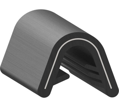 Uni-Grip 0.760" x 0.610" PVC Edge Trim with Steel Core - Image 1