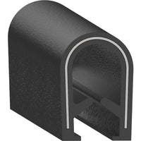 Uni-Grip 0.490" x 0.725" Edge Trim, PVC w/ Steel Core