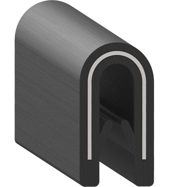 Uni-Grip 0.350" Width 0.530" Height Edge Trim PVC - Image 1