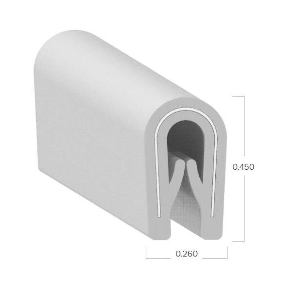 Uni-Grip PVC Edge Trim 0.260" x 0.450" - Image 2