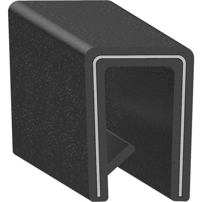 Uni-Grip 0.500x0.700 PVC Edge Trim with 1.4in Steel Core - Image 1