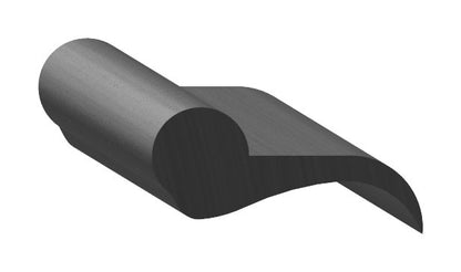 Uni-Grip PVC Edge Trim, 0.417" Width, 0.173" Height, 80 Duro - Image 1