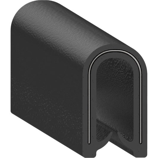 Uni-Grip PVC Edge Trim, 0.315" Width, 0.551" Height - Image 1
