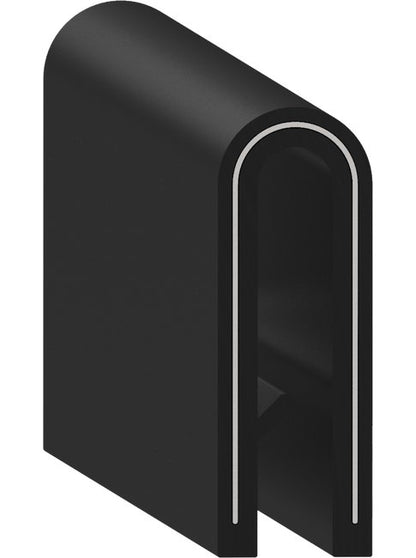 Uni-Grip 0.310'' x 0.900'' PVC Edge Trim with Steel Core - Image 1